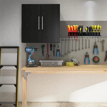 НАСТЕННАЯ ВЕШАЛКА ДЕРЖАТЕЛЬ ДЛЯ ОТВЕРТКОВ 50 СМ, ТВЕРДЫЙ, 22 ОТВЕРСТИЯ, МАСТЕРСКАЯ, ГАРАЖ