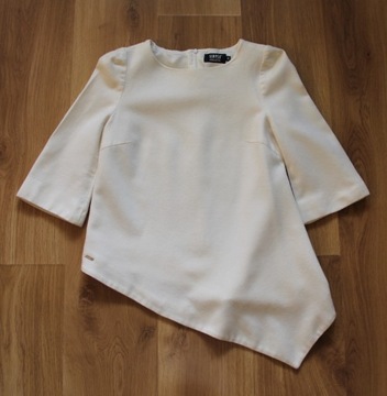 biała bluzka SIMPLE 36 S 34 xs wełna koszula
