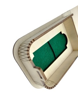 Деревянная коробочка для USB-накопителя PenDrive + гравировка