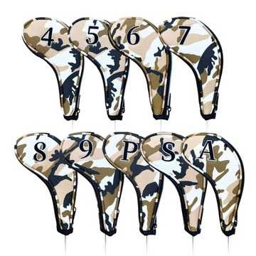 Покрытие на голову клюшки для гольфа с нашивками из