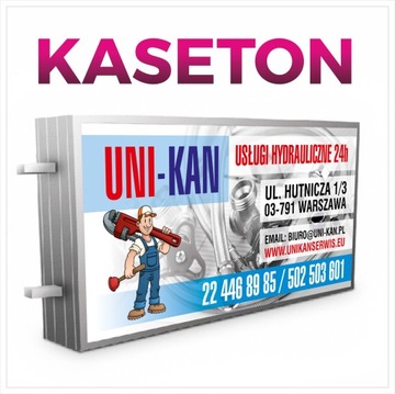 СВЕТОДИОДНАЯ РЕКЛАМНАЯ КОРОБКА 100х50 см + ПРОЕКТ Варшава