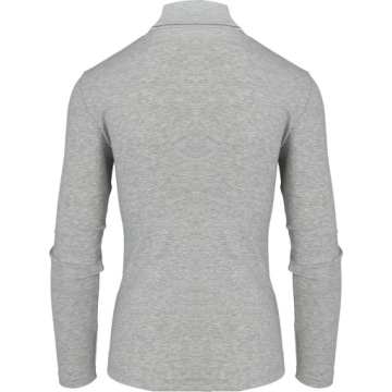 Женская водолазка, тонкий эластичный меланжевый свитер, 2XL