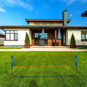 Сетка NILS + набор рамок для развлекательной игры в бадминтон 400 см