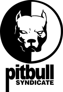naklejka na samochód PITBULL SYNDICATE 21 x 14,6 cm