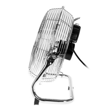 БОЛЬШОЙ МОЩНЫЙ НАПОЛЬНЫЙ ЦИРКУЛЯТОР, ВЕНТИЛЯТОР, ПРОМЫШЛЕННЫЙ ВЕНТИЛЯТОР, СТАЛЬ ХРОМ