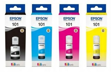 ZESTAW 4 x TUSZY EPSON 101 CMYK C13T03V14A