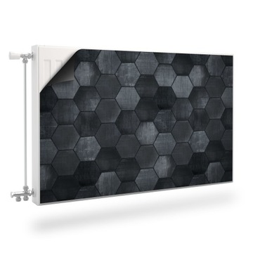 MAGNETYCZNA Mata Czarna Mozaika Abstrakcja 90x60