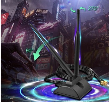 Zewnętrzna antena Wi-Fi 2,4 g / 5,8 g Eightwood