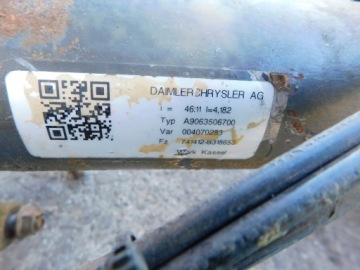 A9063506700, Sprinter 906 VW Crafter Differential Differential heck 46:11 DUZA GLOWA A9063506700 BDB | thumb 3