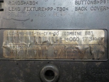 CITROEN DS5 1.6 E-HDI 14R HB 5D PŘÍSTROJOVÁ DESKA BUDÍKY 9806017380