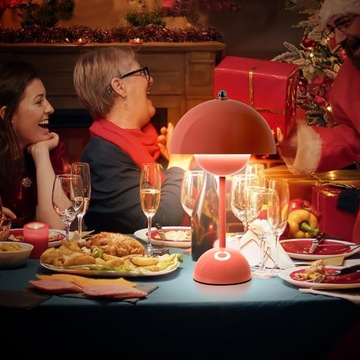 LAMPKA NOCNA LED STOŁOWA GRZYBOWA DOTYK USB AKUMULATOR DO KAWIARNI I BARU