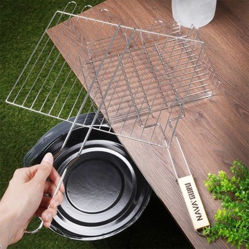 Корзина для гриля металлическая BBQ GURU 32x24,5 см /NAVA