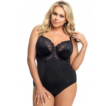 Body wyszczuplające Gorsenia Gala K356 czarny 90G