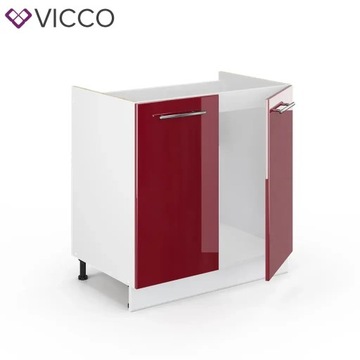 SZAFKA POD UMYWALKĘ FAME-LINE 80CM BORDO VICCO