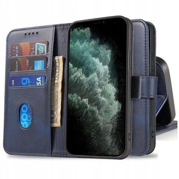 NAJLEPSZE ETUI SKÓRZANE PORTFEL DO SAMSUNG GALAXY S22+ + WZMOCNIONE SZKŁO x