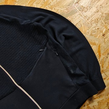 Sweter Bawełniany HUGO BOSS Na Zamek Nowy Model Czarny Męski XL