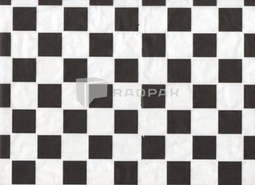 PAPIER PAKOWY 22+8PE 30X40CM CZARNA KRATA A1000