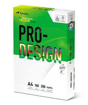 Papier ksero PRO-DESIGN FSC, satynowany,160gsm, 250 ark.