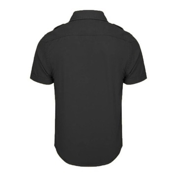 Košeľa s krátkym rukávom BRANDIT Vintage Shirt Čierna XL