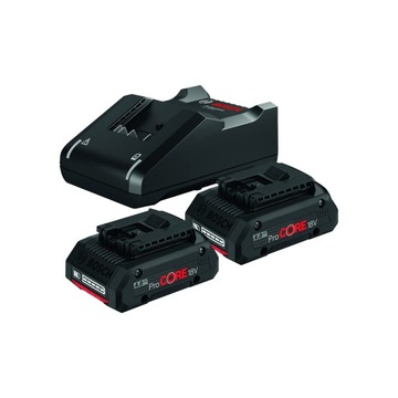 Bosch Zestaw 2 Akumulatorów 18V 4,0Ah i Ładowarka