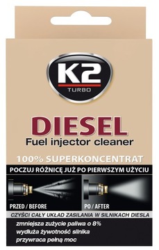 K2 DIESEL 50ML DODATEK DO CZYSZCZENIA WTRYSKÓW