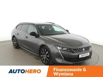 Peugeot 508 II SW 1.6 PureTech 180KM 2019 Peugeot 508 GT-Line automat panorama navi, zdjęcie 9
