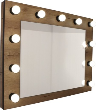 LUSTRO LED LOFT STYL INDUSTRIALY HOLLYWOOD TOALETK