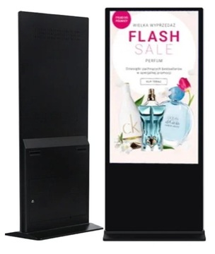 Рекламный ЖК-дисплей Totem 65 дюймов, черный 4K