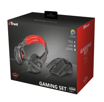 Наушники TRUST и игровая мышь GXT 784 с разрешением 4800 точек на дюйм
