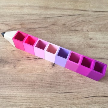 Сортировщик мелков 8 Настольный органайзер пенал MONTESSOR подарок на день рождения