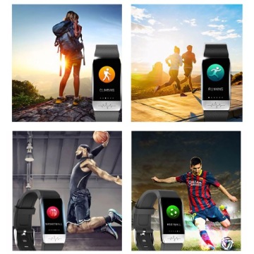 SMARTWATCH SMARTBAND СПОРТ МОНИТОР АРТЕРИАЛЬНОГО ДАВЛЕНИЯ ПУЛЬСОВЫЙ ДИАПАЗОН IPS ЧЕРНЫЙ