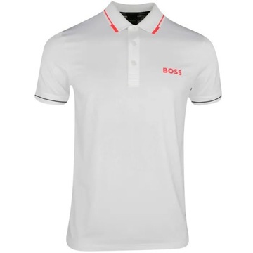 HUGO BOSS męska koszulka polo WHITE PRO 2024 NOWOŚĆ roz.M