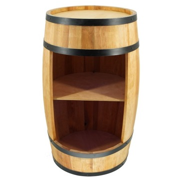 Деревянный шкаф-бочка - мини-бар - бар-бочка