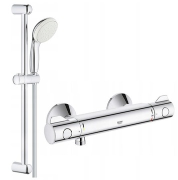 Zestaw prysznicowy + bateria termostatyczna GROHE