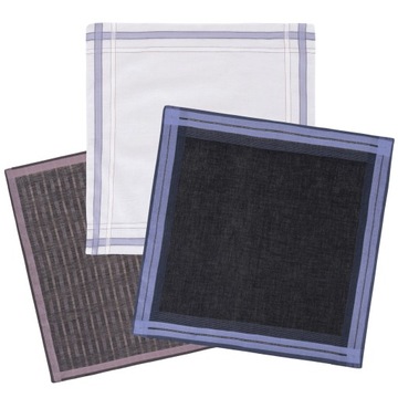 3x CLASSIC NESTAL САЛФЕТКИ ХЛОПКОВЫЕ КАРМАННЫЕ Квадратные ЭЛЕГАНТНЫЙ НАБОР В КОРОБКЕ