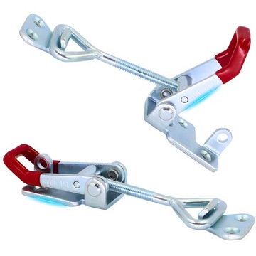 ZAMEK BURTOWY ZACZEP ZATRZASKOWY ZAMKNIĘCIE DOCISK 180KG KLAMRA GH-4002