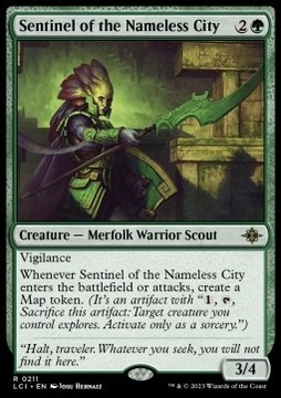 Karta Magic: The Gathering Sentinel of the Nameless City (LCI)