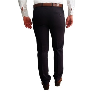 Garnitur Bordowy slim 182/48 84pas