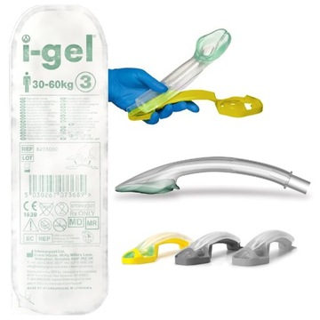 MASKA KRTANIOWA ŻELOWA i-gel nr 3 (30-60kg) 1 szt.