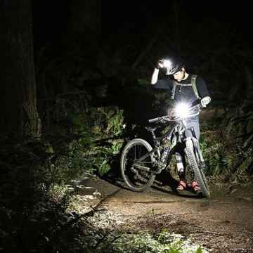 Светодиодный налобный фонарь 3xT6 Аккумулятор + зарядное устройство