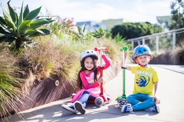 Hulajnoga Mini Micro Deluxe LED Yellow koła LED