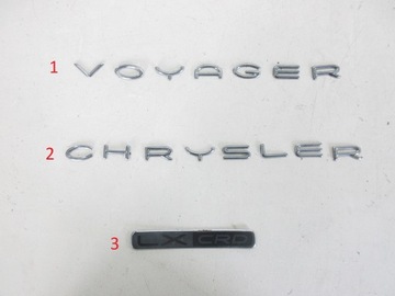 CHRYSLER VOYAGER IV 01-08 ZNAK LOGO ZNAKY