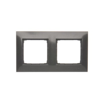 Simon 54 RAMKA PODWÓJNA antracyt Kontakt Simon54