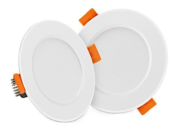 Lampki LED SLIM 4W Halogen Sufitowy Biały Ciepły