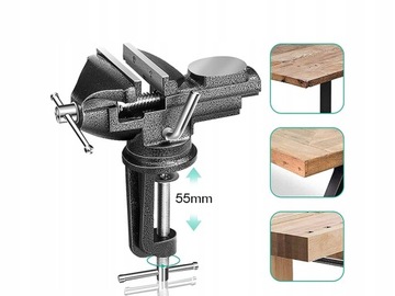 Слесарные тиски, вращающиеся тиски с чугунной наковальней