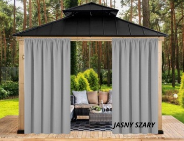 ВОДОНЕПРОНИЦАЕМЫЕ САДОВЫЕ ШТОРЫ 155х200 ДЛЯ ТЕРРАСЫ С НАРУЖНЫМ ТУННЕЛЕМ