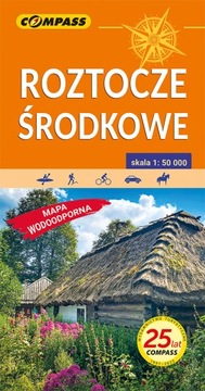 ROZTOCZE ŚRODKOWE mapa laminowana COMPASS 2021