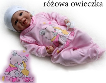 Śpioszki śpiochy bawełniane pajacyk 62 rozpinane