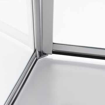 SH09A ДУШЕВАЯ ДВЕРЬ ХРОМ 80 СМ 5 ММ