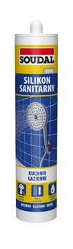 Silikon Sanitarny Szary SOUDAL 280ml